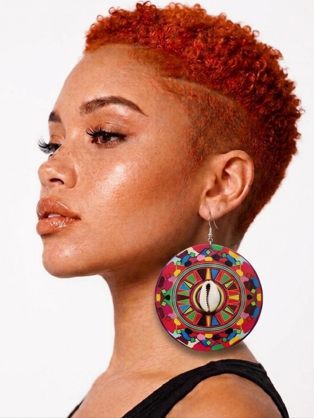 Geometric Ethnic Design Earrings NWT